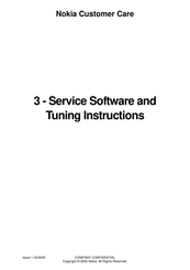 Nokia RM-94 Service Software And Tuning Instructions