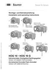 Baumer HOG 10.2 Installation And Operating Instructions Manual