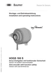 Baumer HOGS 100 S Installation And Operating Instructions Manual