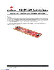 Microchip Technology PIC16F15376 Curiosity Nano Hardware User's Manual