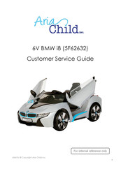 Aria Child 5F62632 Customer Service Manual