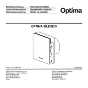 Vortice OPTIMA SILENZIO Instruction Booklet