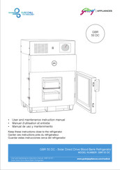 Godrej Appliances SURE CHILL GBR 50 DC User And Maintenance Instructions