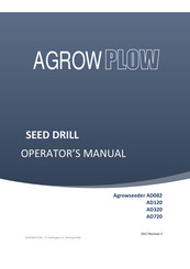 AGROWPLOW Agrowseeder AD320 Operator's Manual
