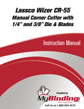 Lassco Wizer Cornerounder CR-55 Instruction Manual