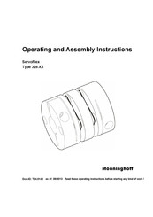 Mönninghoff ServoFlex 328 Series Operating And Assembly Instructions Manual