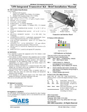 AES 7350 Installation Manual
