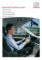 Toyota Bluetooth hands-free system Owner's Manual