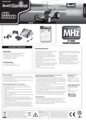 REVELL Out Speeder Instructions Manual