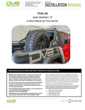 Dv8 TCGL-02 Product Installation Manual