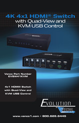 Vanco Evolution EVSW41KVM Quick Start Manual