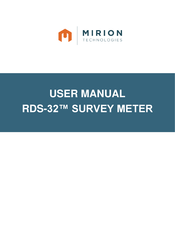 Mirion Technologies RDS-32 User Manual
