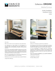 Vanico Maronyx ORIGINE ESKR-8 Installation Manual