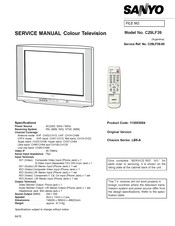 Sanyo C29LF39 Service Manual