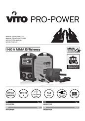 VITO PRO-POWER I140A MMA Efficiency Instruction Manual