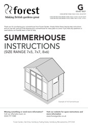 Forest garden OPASUM86M Instructions Manual
