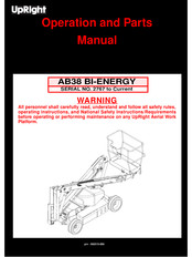 Upright AB38 Operation And Parts Manual