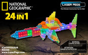 Laser Pegs National Geographic NG300 ICHTHYOSAUR Manual