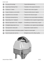 Heiniger ONE/G Translation Of The Original Instructions