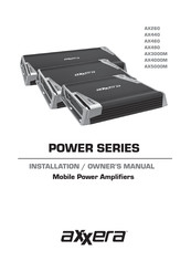 Axxera AX3000M Installation & Owner's Manual