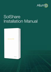Allume SolShare Installation Manual