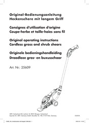 UBTC 25609 Original Operating Instructions