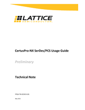 Lattice Semiconductor CertusPro-NX Usage Manual