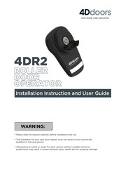 4Ddoors 4DR2 Installation Instructions And User Manual