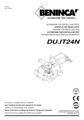 Beninca KDUIT24N User's Handbook And Spare Parts Catalogue For The Installer