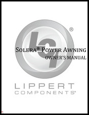 Lippert Components Solera Power Awning Owner's Manual