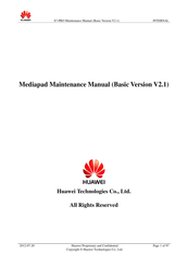 Huawei Mediapad S7-PRO Maintenance Manual