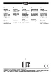Nice SPA30 Installation Instructions Manual