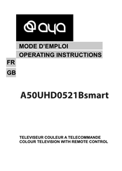 AYA A50UHD021Bsmart Operating Instructions Manual
