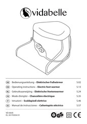 vidabelle VD-5605 Operating Instructions Manual