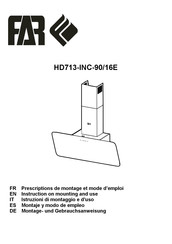 FAR HD713-INC-90/16E Instruction On Mounting And Use Manual