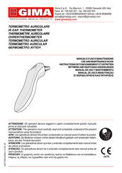 Gima IR EAR THERMOMETER Use And Maintenance Book