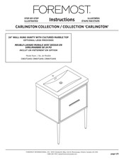 Foremost CARLINGTON CREVT2419 Instructions Manual