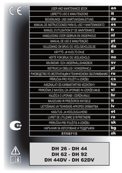 HSC DH 44DV User And Maintenance Book