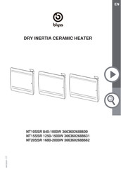 Blyss NT15SSR Instruction Manual