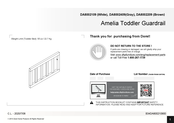Dorel Home Products Amelia DA8002409 Instruction Booklet