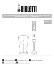 Bialetti FMX05 Instructions For Use Manual