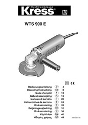 KRESS WTS 900 E Operating Instructions Manual