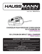 Haussmann Xpert B0Q-SP18-18 Operator's Manual