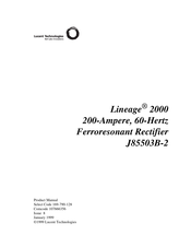 Lucent Technologies Lineage 2000 J85503B-2 Product Manual