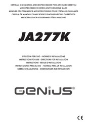 Genius JA277K Instructions For Use Manual