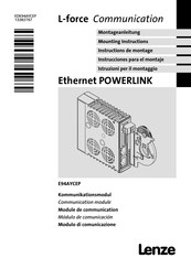 Lenze POWERLINK E94AYCEP Mounting Instructions