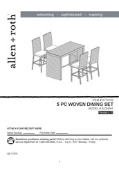 Allen + Roth S-DN091 Manual