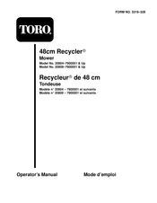 Toro Recycler 20804-7900001 Operator's Manual