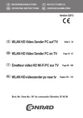 Conrad 87 45 00 Operating Instructions Manual