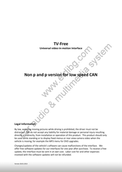 Caraudio-Systems TF-U501 Manual
